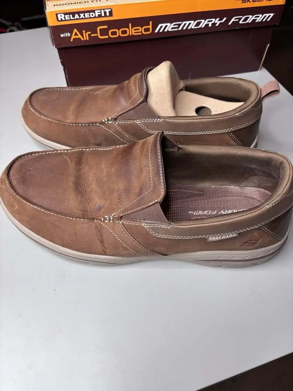 Skechers Men's Relaxed Fit Harper Forde Loafer size14